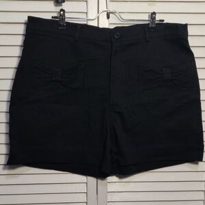 Blackmilk High Waist Bow Pocket Shorts
